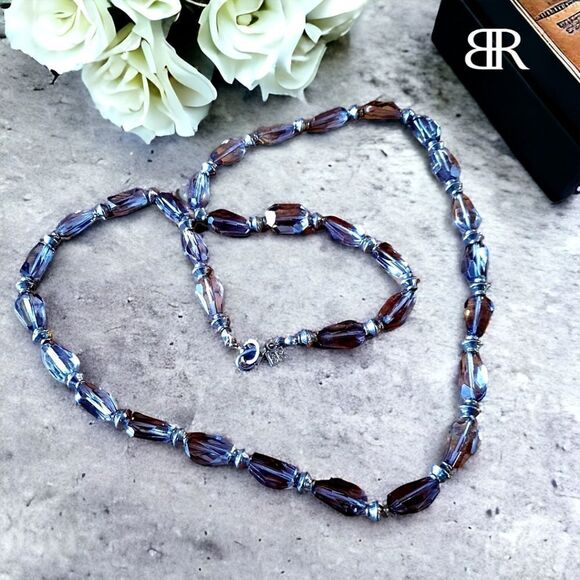 BANANA REPUBLIC Faceted Bead Necklace MINIMALIST! - Picture 1 of 6